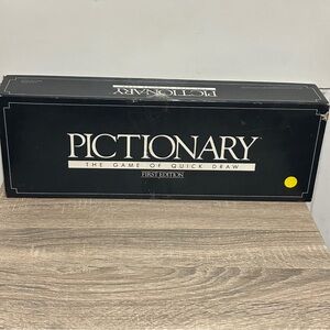 1985 Pictionary 1st Edition Charades Game 100% COMPLETE